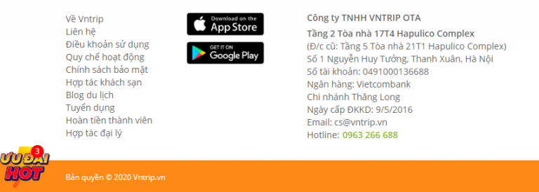 Hướng dẫn đăng ký bán phòng trên Vntrip